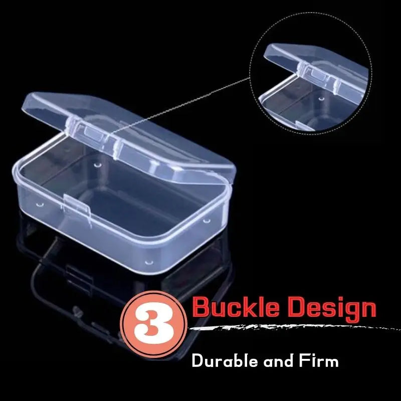 Mini Rectangular Dustproof Plastic Jewelry Box