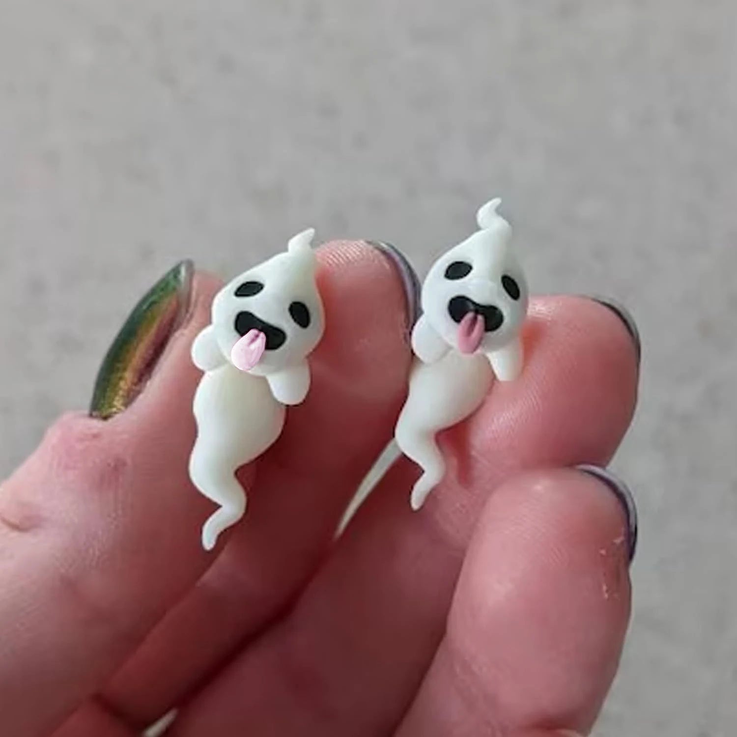 Bông Tai Ma Phát Sáng Cá Tính Halloween Độc Đáo