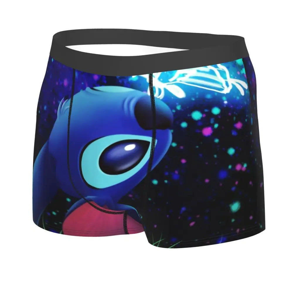 Quần Sịp Nam Lilo Stitch Thoải Mái Phong Cách Anime