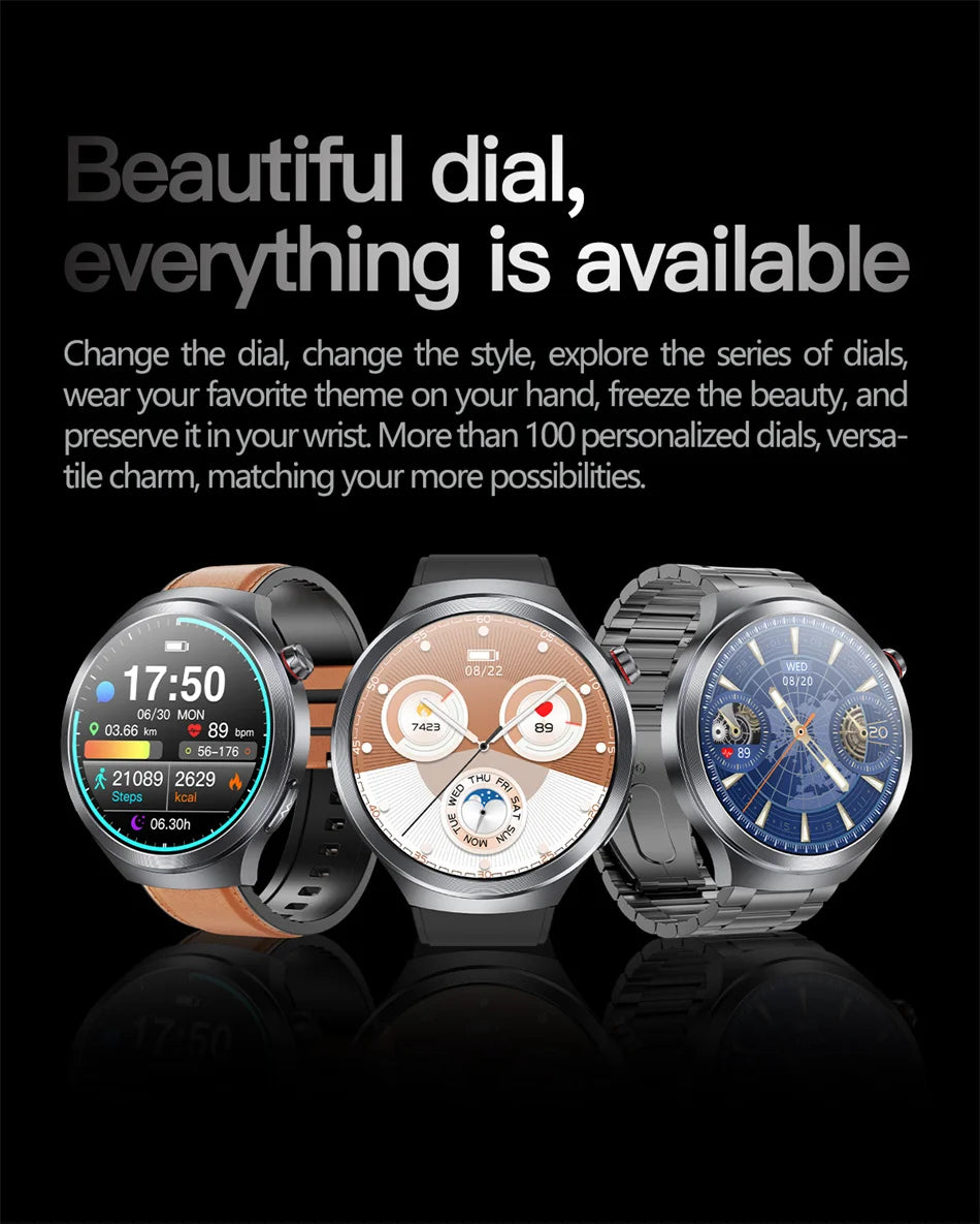 Đồng Hồ Sức Khỏe Đa Năng ECG+PPG Đo Mỡ, Huyết Áp