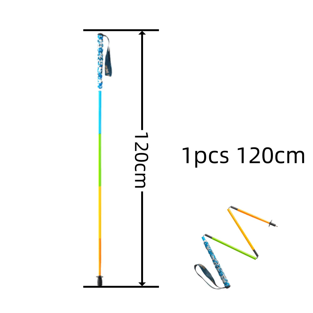2023 Ultra Light Carbon 5 Section Folding Trekking Pole