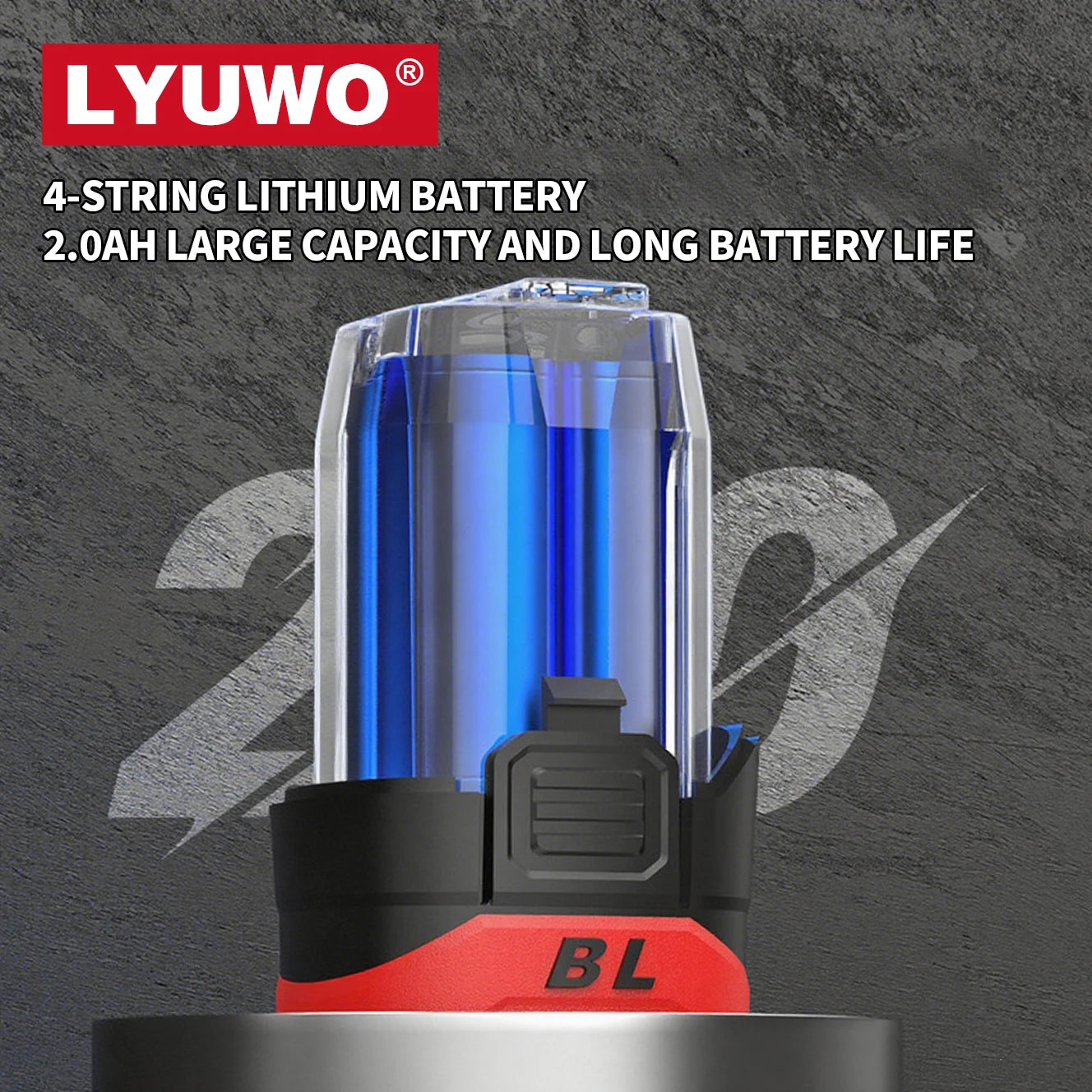 21V LYUWO Cordless Electric Screwdriver/Impact Wrench: Brushless, Rechargeable, LED Light, Fits Makita Battery