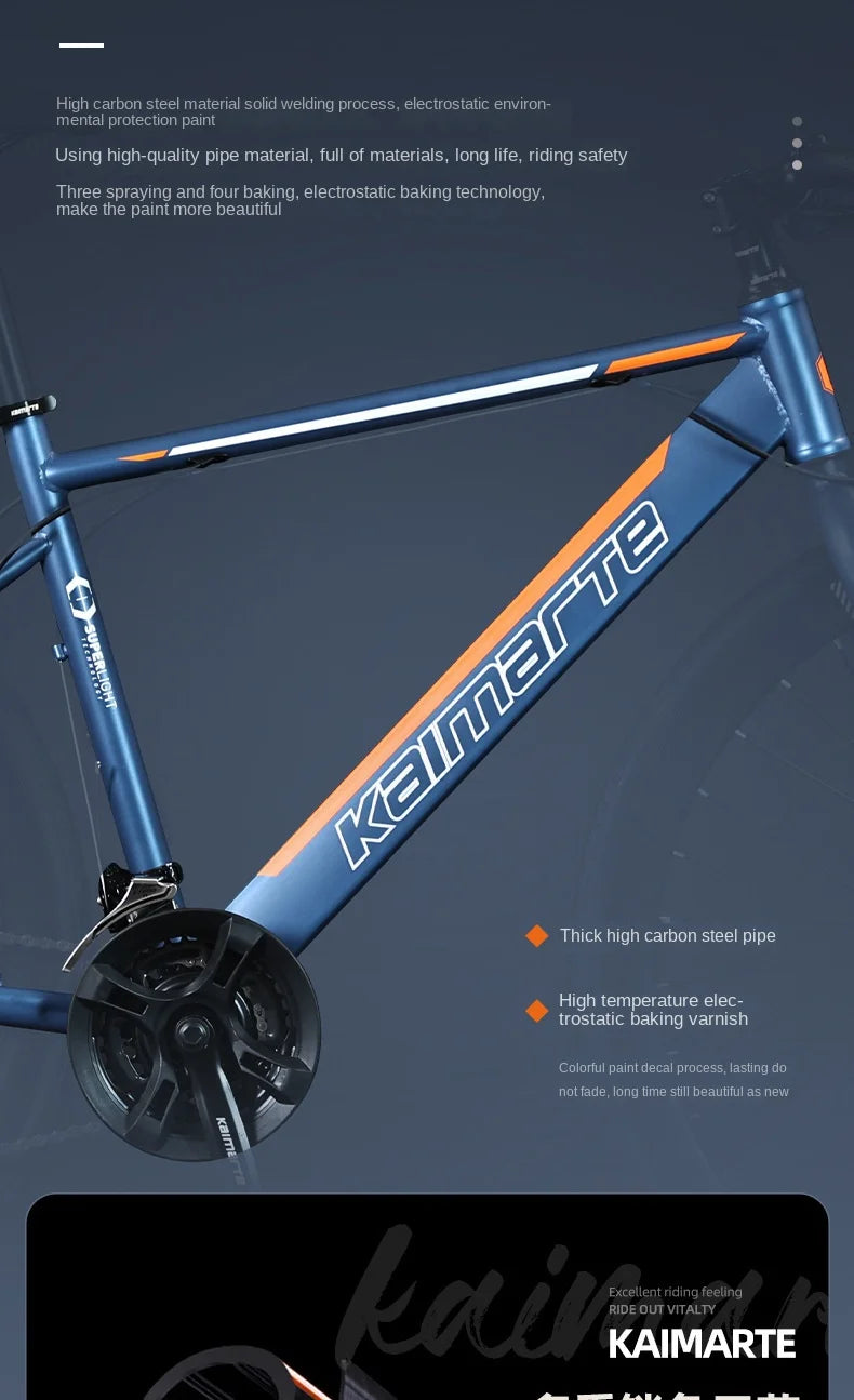 OVOZI Bicicleta Ruta Surron Light Bee 2024 Tsunami Fixed Bike Twitter M6 Mainland China Road Bike Carbon Steel STEEL - Daisan Mart