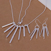 Elegant Silver Jewelry Set S159