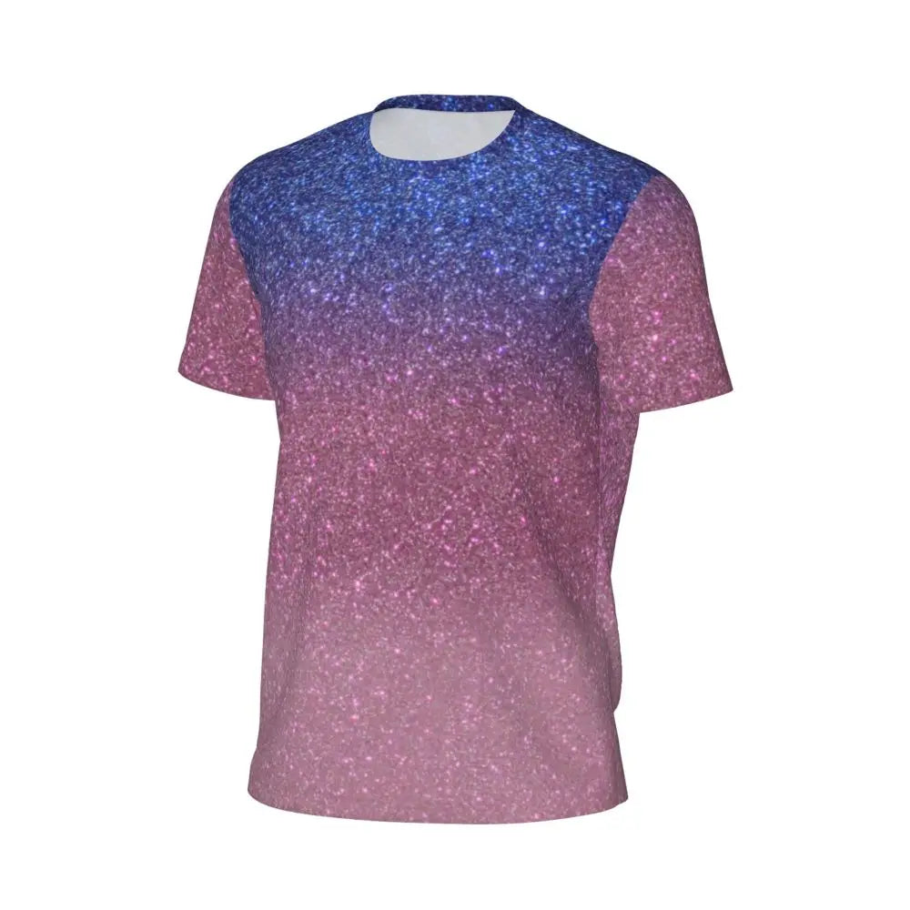 Áo Thun Nam Ombre Tím Hồng Thời Trang Hè Đầy Phong Cách