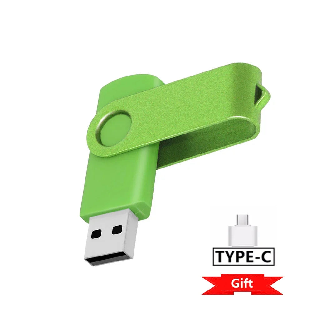 USB 2.0 Tốc Độ Cao - Bút Lưu Trữ 8GB-64GB Kèm Adapter