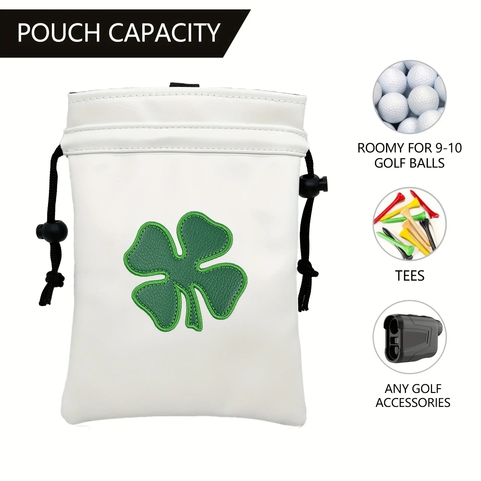 Golf Ball Set &amp; Convenient Drawstring Bag - Classy Gift