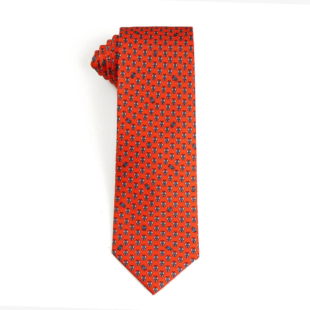 Cà vạt lụa Tailor Smith họa tiết thú - Quà tặng phái mạnh