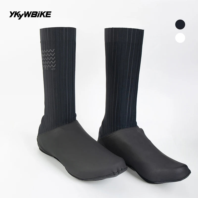 YKYWBIKE Aero Reflective Waterproof Shoe Covers