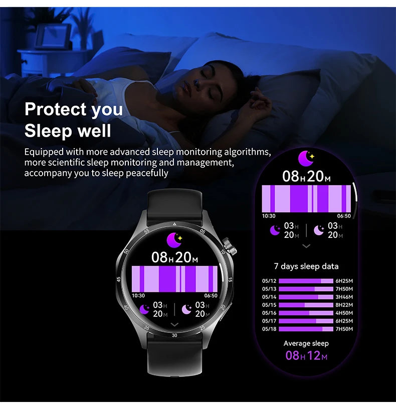 Đồng Hồ Thông Minh Nam 2025 - GPS AMOLED Chống Nước