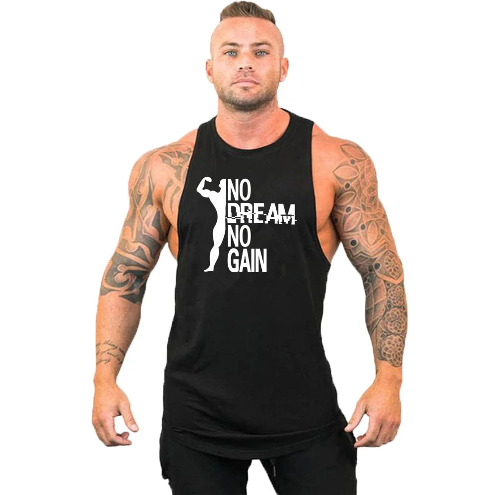 Men's Gym Shirt - Muscle Bodybuilding Tanktop