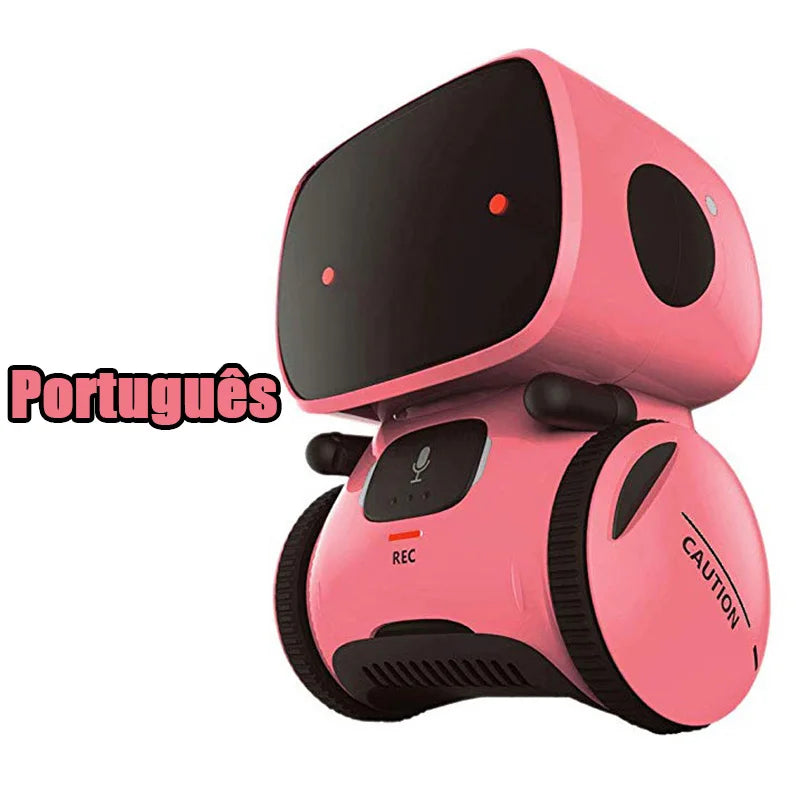 Toy Robot Intelligent Robots Russian & English & Spanish Version Voice & Touch control Toys Interactive Educational RC Robot - Daisan Mart