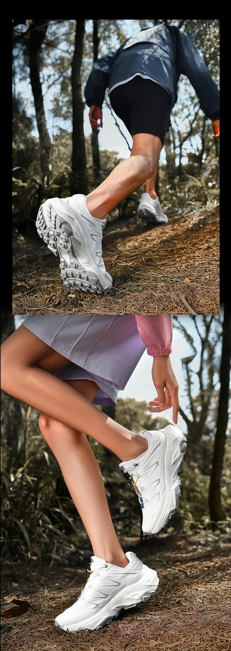 GLUNA Men's and Women's Ultra-Light Waterproof Sports Shoes 2024