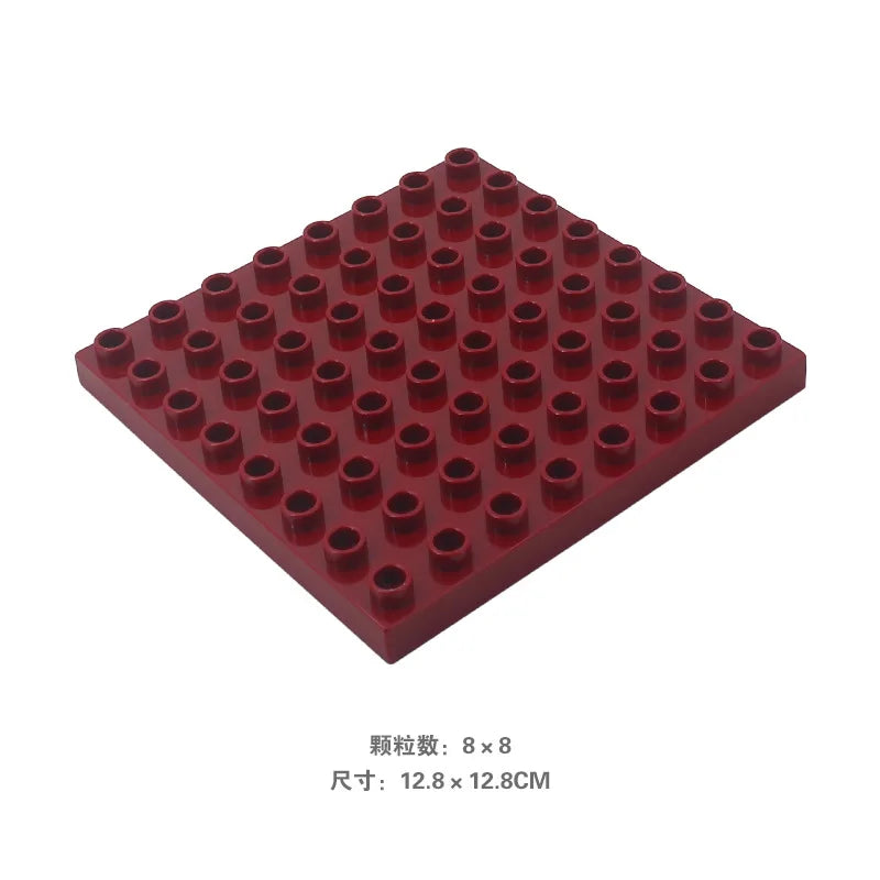 8*8 Dots Creative Large Particle Double Floors Building Blocks Base Plate DIY Bricks Baseplate Toys For Kids Christmas Gift