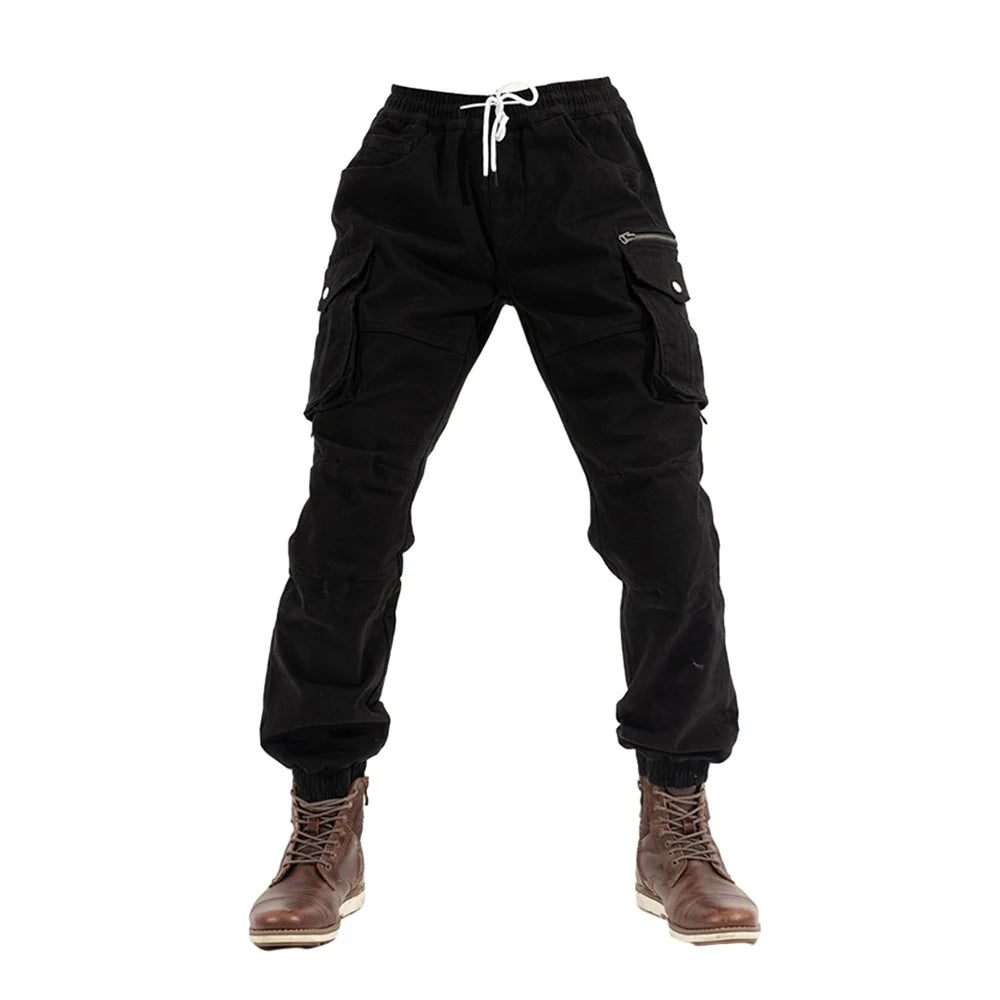 Quần Moto Nam Cargo Túi Lớn Co Giãn Đi Xe Ngoài Trời