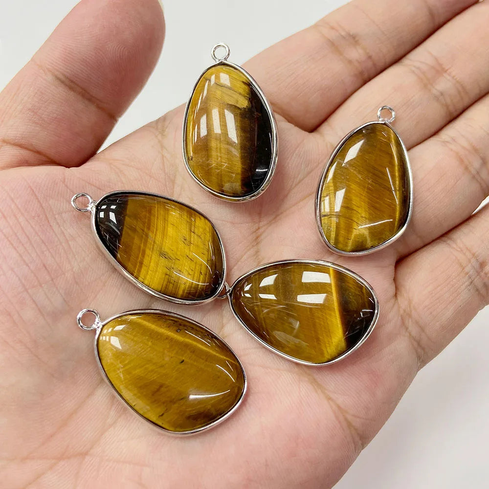 20x30mm Lapis Quartz Natural Stone Pendant DIY