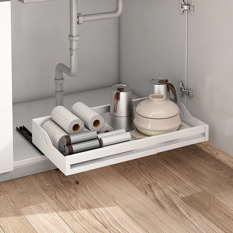 Giá Đỡ Đa Năng Tủ Bếp & Nhà Tắm - Kéo Trượt Tiện Lợi