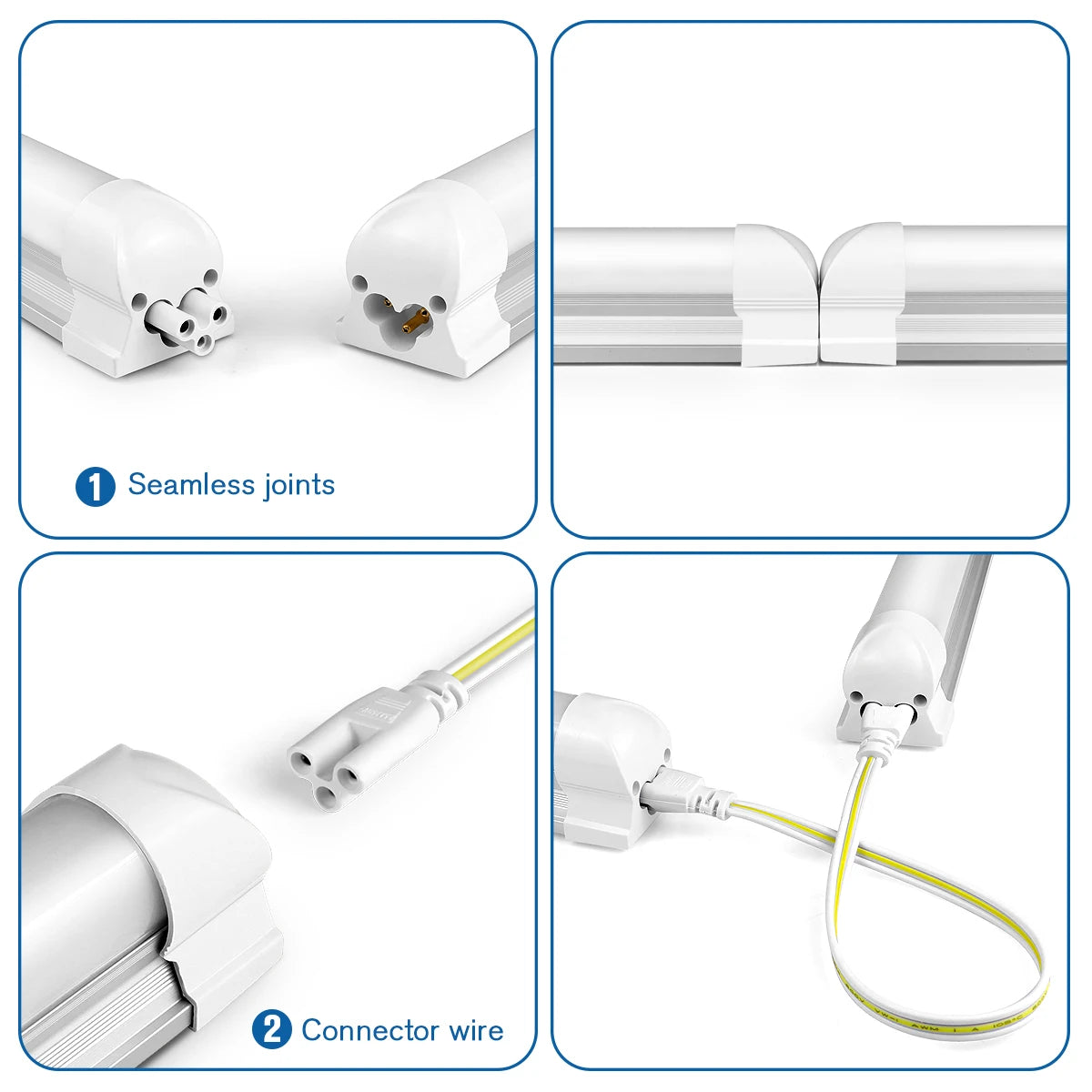 Super Bright T8 LED Light 50CM Aluminum Portable