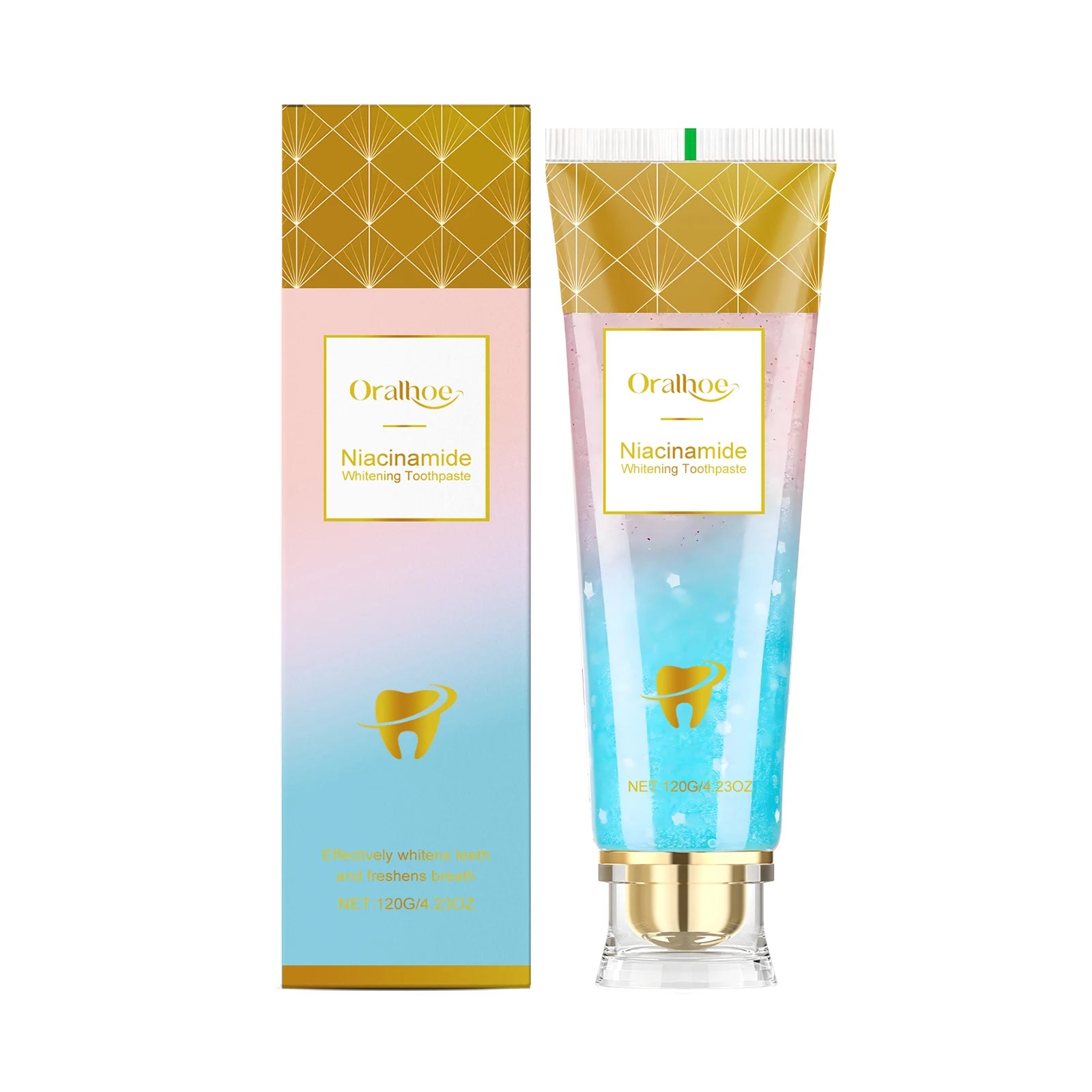 Niacinamide Whitening Toothpaste Dental Stains Removing Prevent Bad Breath Oral Cleaning Refreshing Reduces Plaque Toothpaste - Daisan Mart