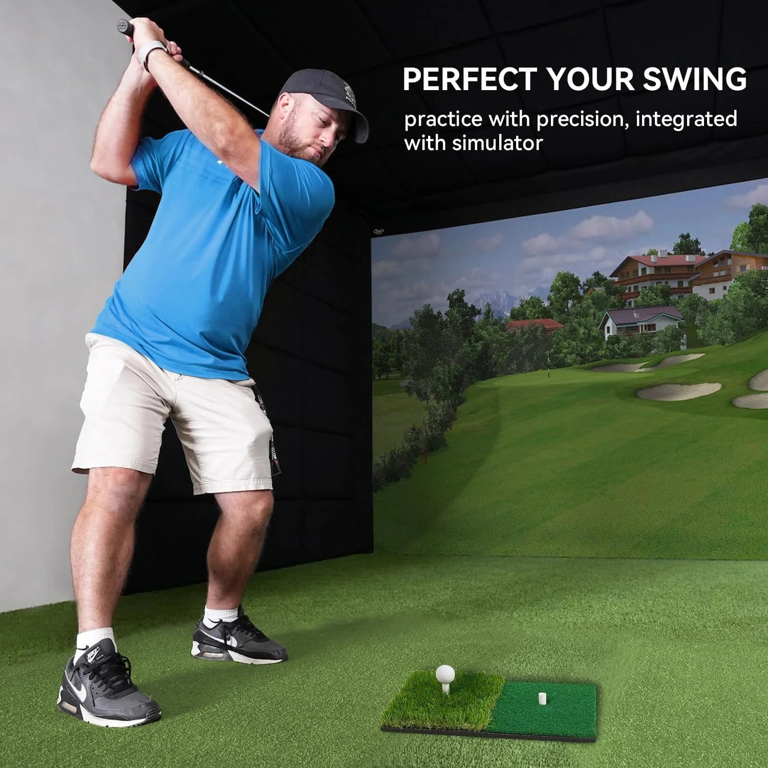 Artificial Golf Practice Mat - Convenient for Swing &amp; Chipping Practice
