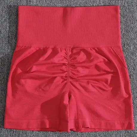 Sexy High Waisted Women's Gym Shorts Summer Sports