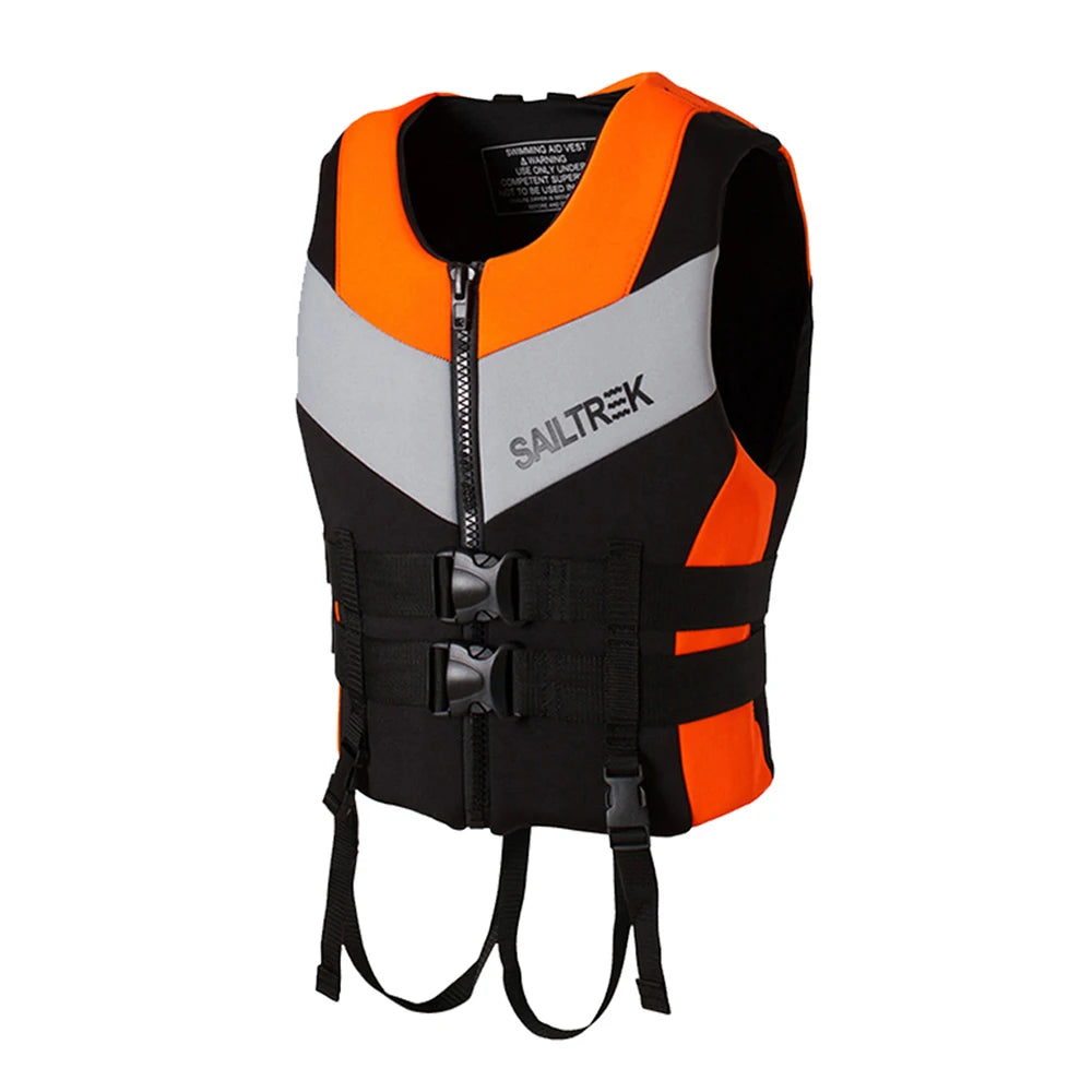 New Adults Neoprene Life Jackets Water Sport Floating Vest Kayak Ski Buoyancy Aid Sailing Boating Water Entertainment Project