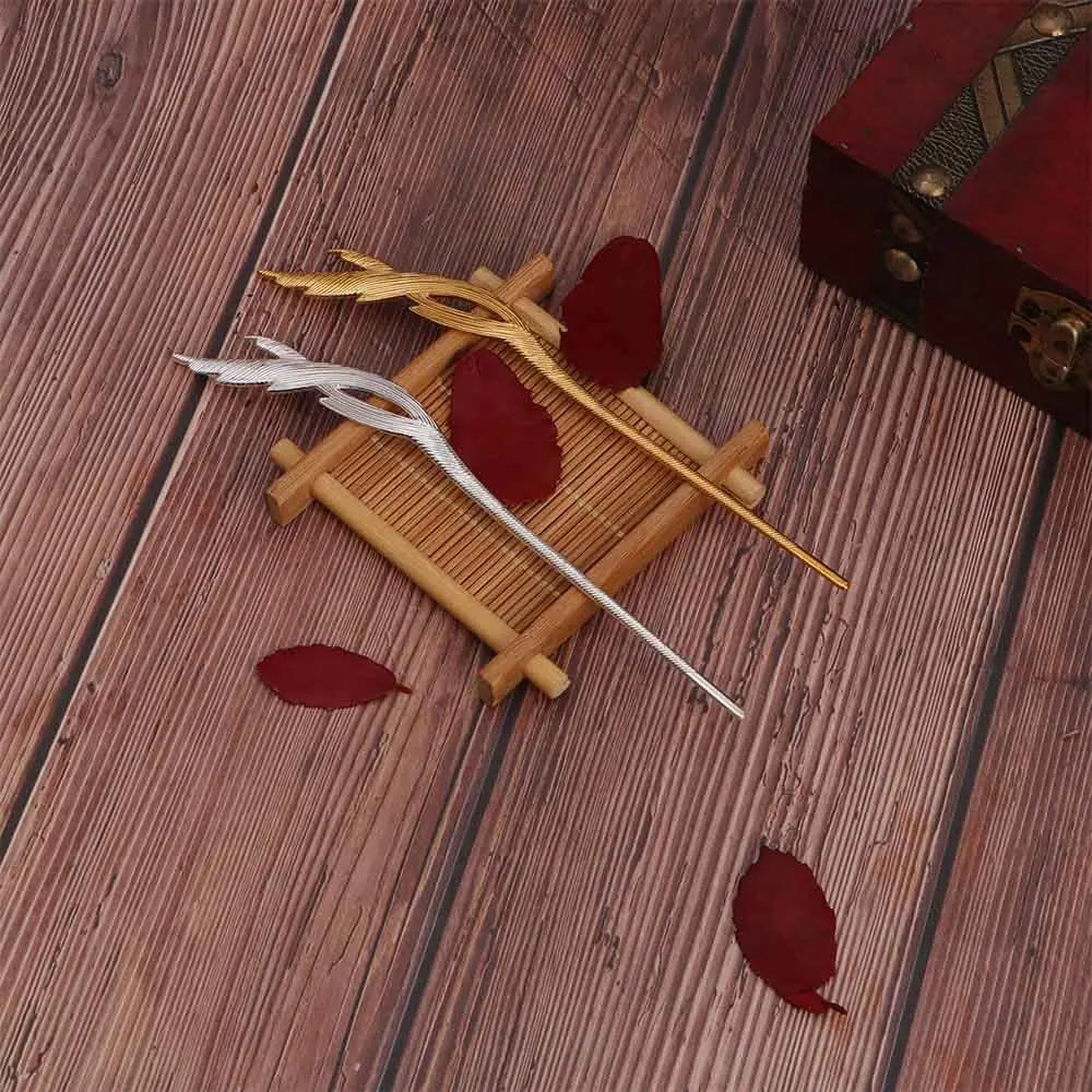 Trâm Cài Tóc Lông Vũ Thời Trang Dự Tiệc Cô Dâu