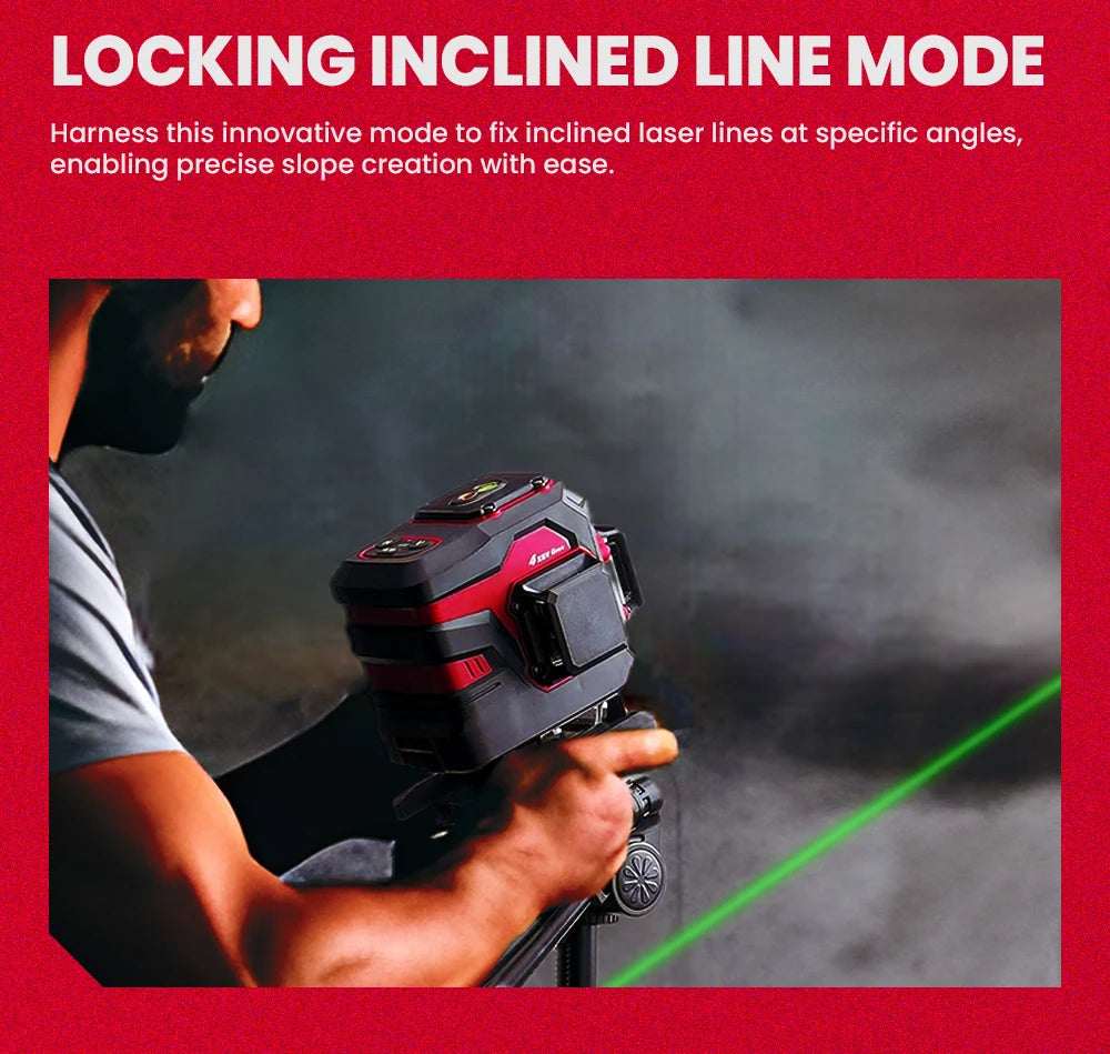 360° Máy Cân Mực Laser Xanh YEVOLT 12/16 Tia - Daisan Mart