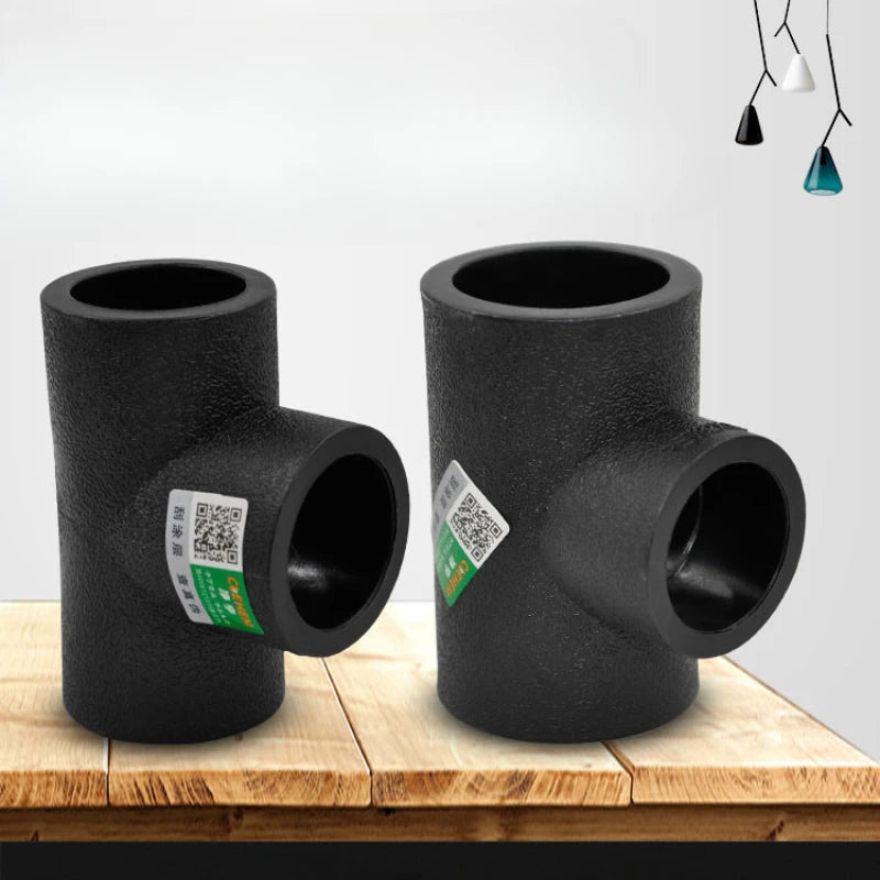 PE Water Pipe Fittings Reducer Direct Elbow Tee Water Supply Pipe 6 Points Internal and External Wire Joint Fittings 4 Points 20 - Daisan Mart