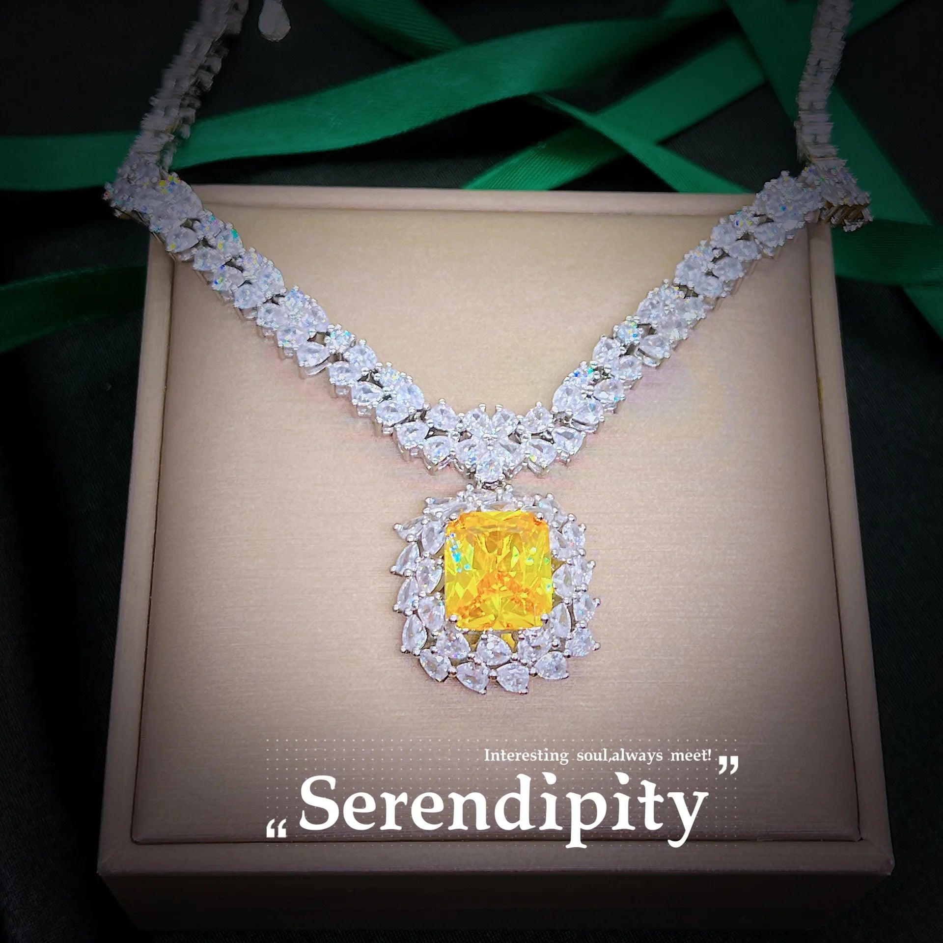 Luxurious Silver Jewelry Set with Sparkling Zircon Stones for Women