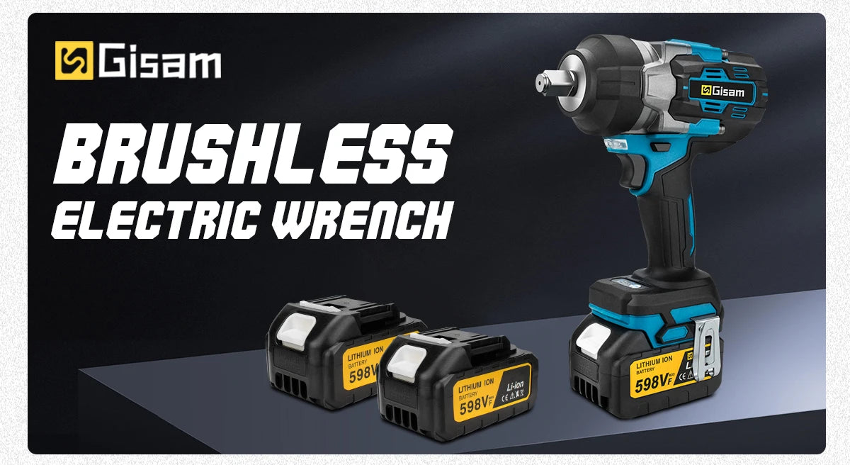 Máy Vặn Ốc Dùng Pin Không Chổi Than Gisam 2800N.M - Daisan Mart