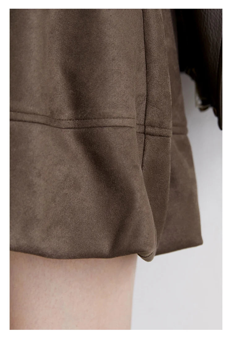 Chân Váy Nữ CHIC VEN Dáng Chữ A Hoa Retro Xuân Thu