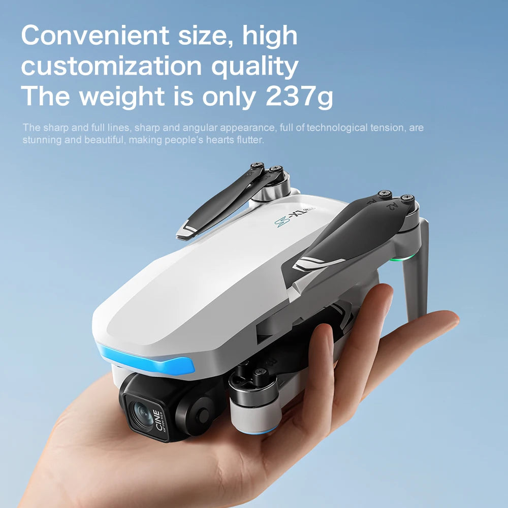 2025 S-X1 Mini Drone with Large Screen 3-Axis Gimbal Anti-Shake 5G GPS HD EIS Cameras Brushless Aerial Drone RC Quadcopters Toys