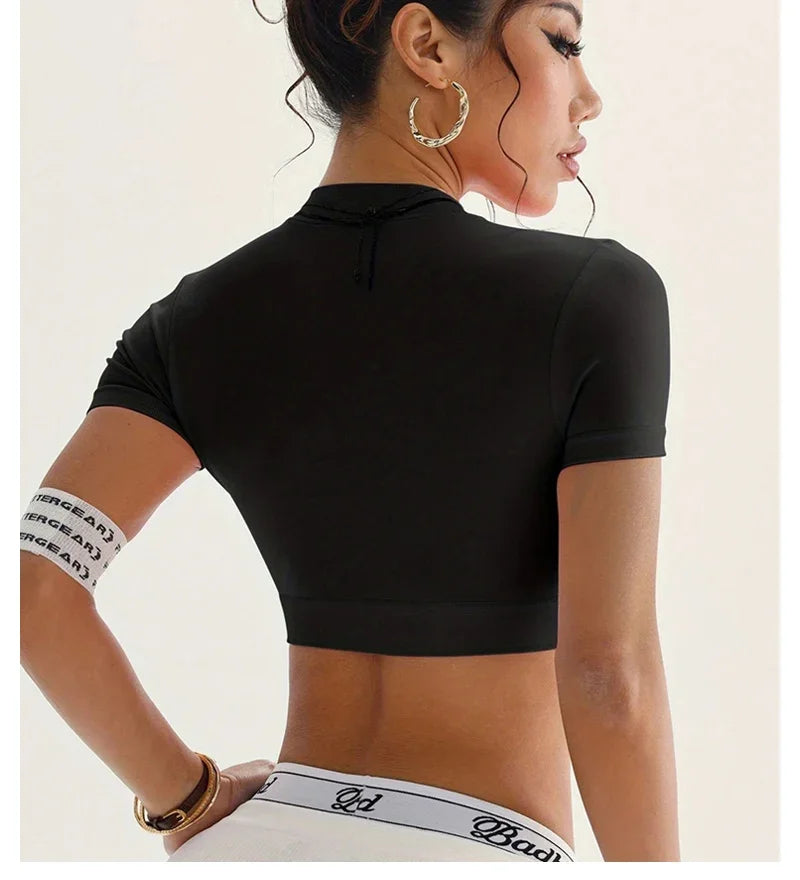 Áo Tập Nữ Zippy Seamless Crop - Thể Thao & Yoga - Daisan Mart