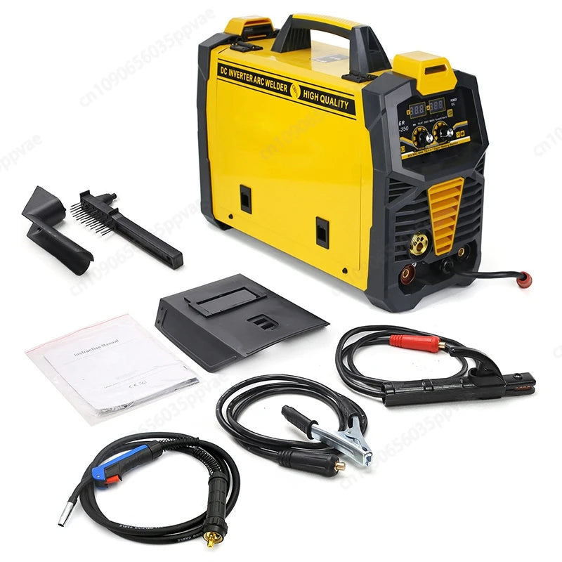 4 in 1 MIG MMA TIG Welder Gas and Gasless Dual Mode Portable Welder 200A 220V Suitable for Home and Car Repair Lightweight - Daisan Mart