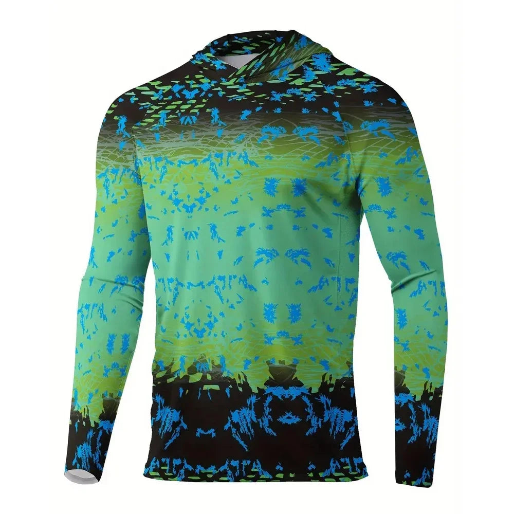 2025 Men's Sun Protection Shirt UPF 50+ Cool 4XL