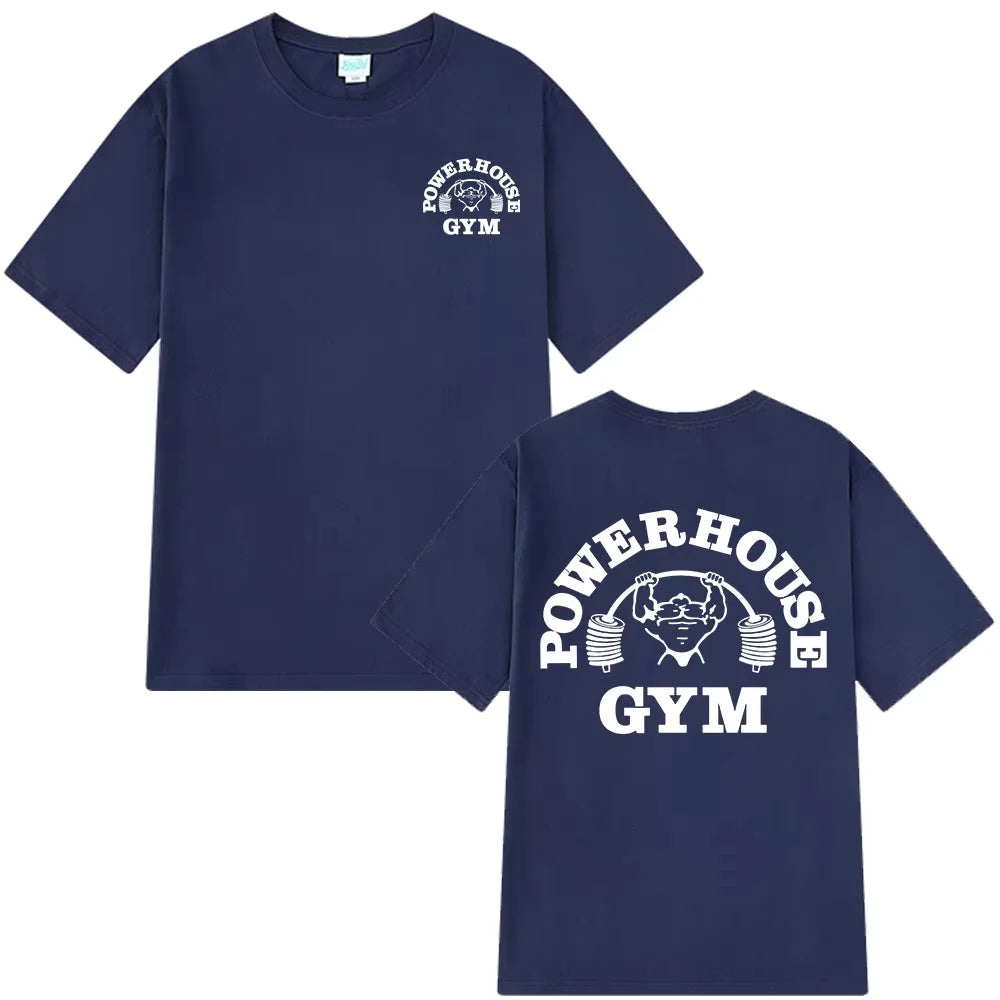 Áo Thun Olympia Gym Unisex Cotton Vintage Năng Động - Daisan Mart