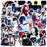 50Pcs Solo Leveling Stickers Animation Graffiti Sticker Laptop Phone Guitar Car Bike Skateboard Decoration Cartoon Decals