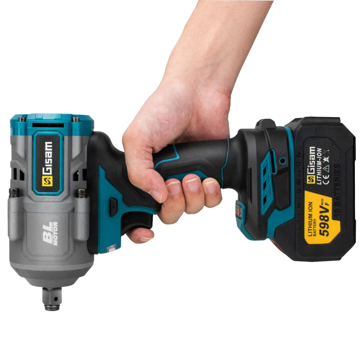 Máy Siết Bu Lông Không Chổi Than 2000N.M Gisam 18V - Daisan Mart