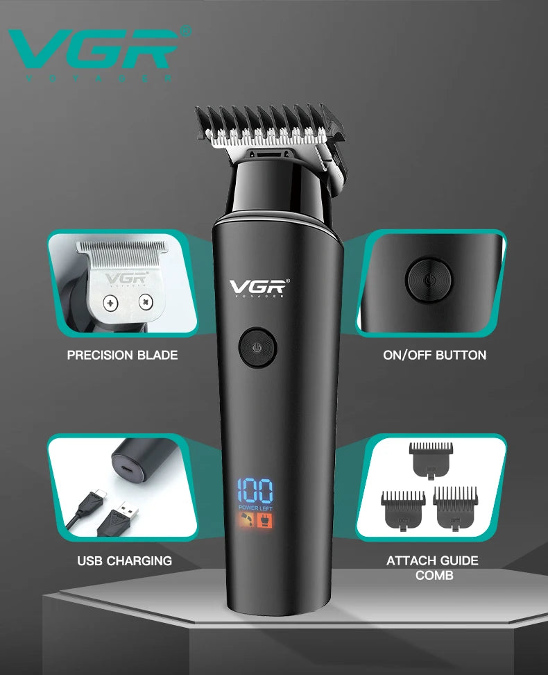 Máy Cắt Tóc VGR V-937 Chuyên Nghiệp Không Dây - Daisan Mart