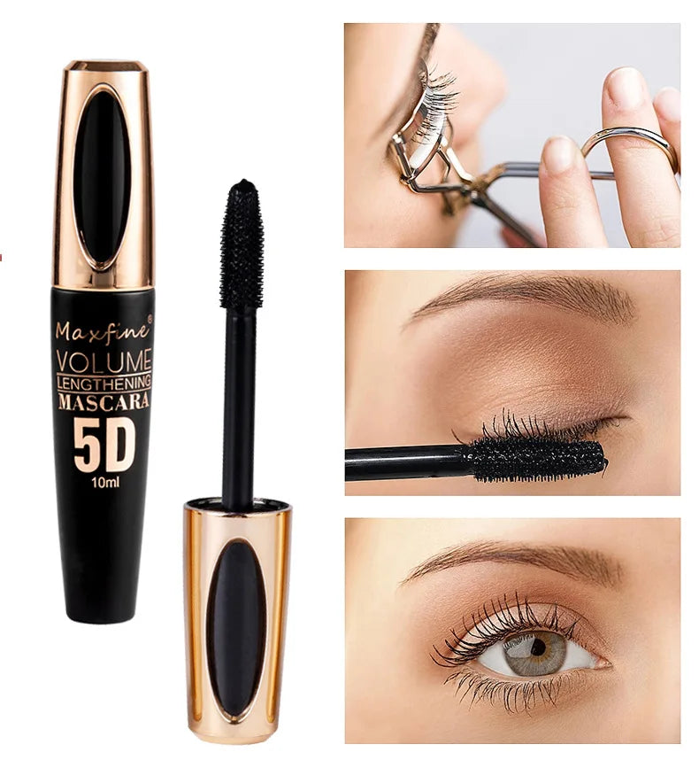 5D Natural Length Mascara - Smudge-proof and Waterproof