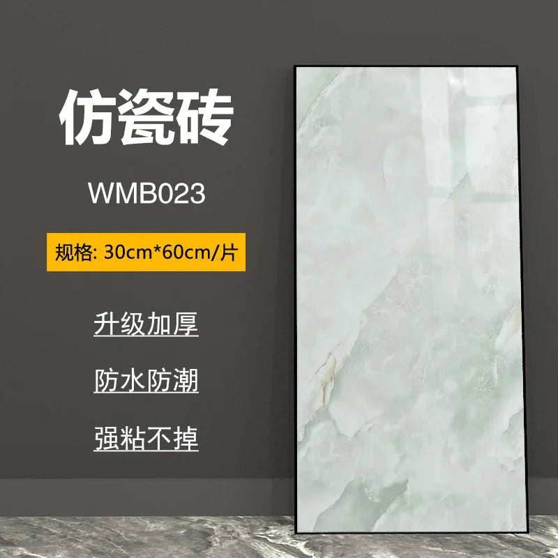 bathroom living room bedroom waterproof marbre self adhesive Imitation tegel wall stickers kitchen cabinets oil proof sticker