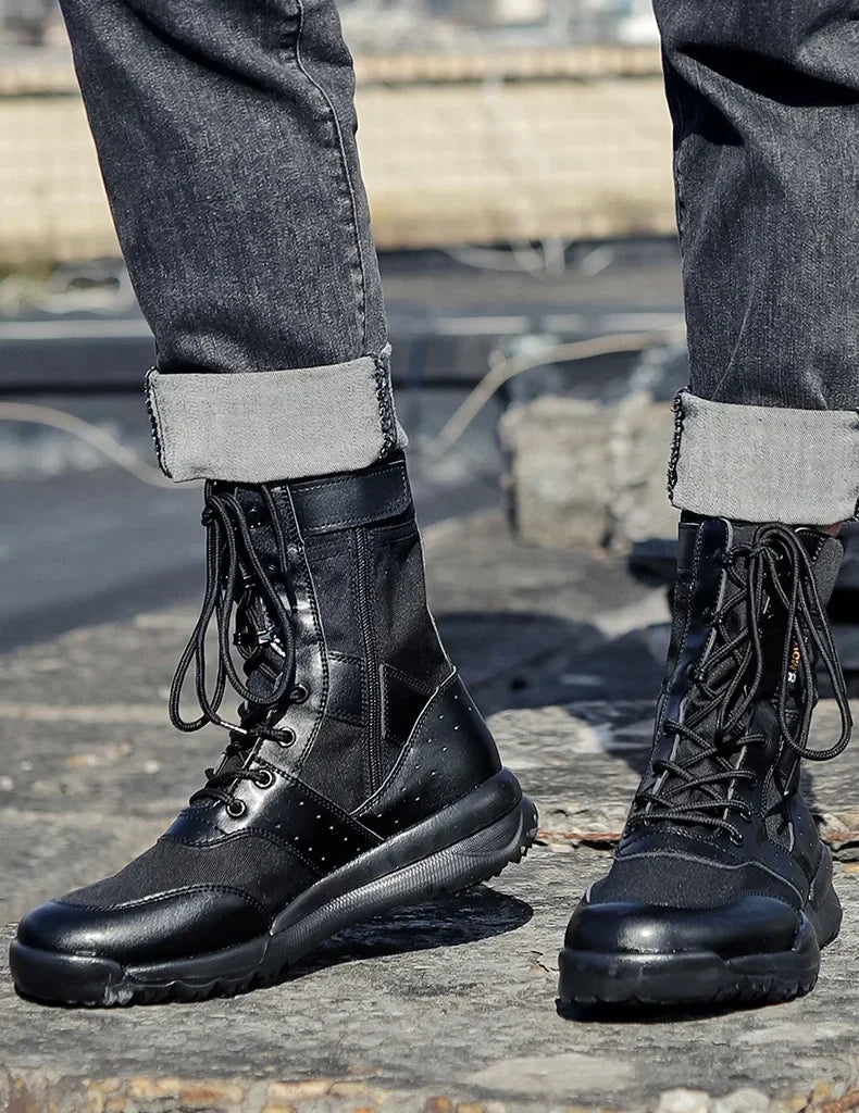 Summer Combat Boots: Light, Breathable, Versatile, Size 34-49