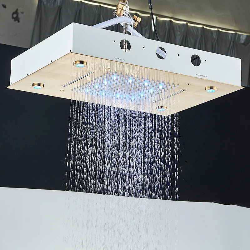 14x20 Digital Thermostatic LED Ceiling Shower