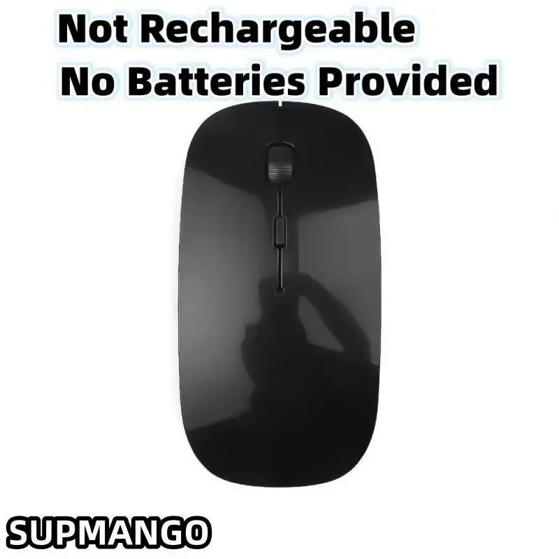 Silent wireless gaming mouse, magic rechargeable battery