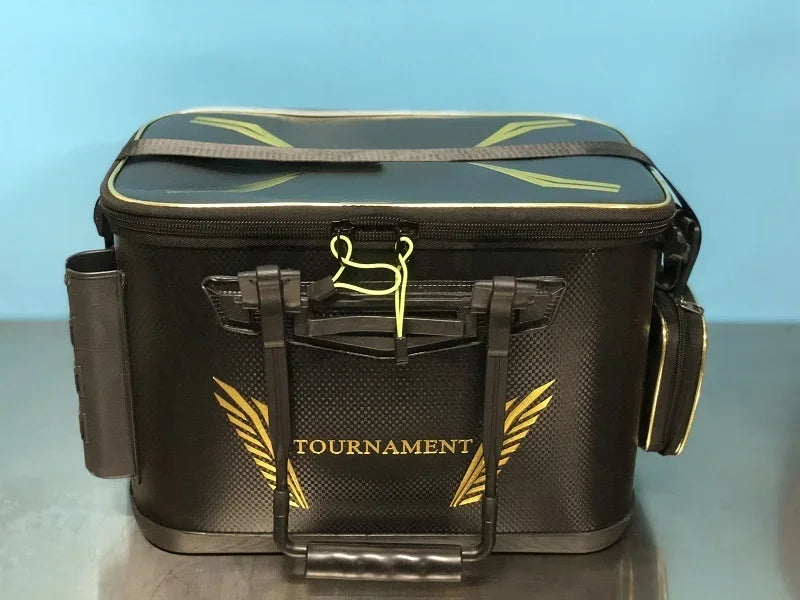 36cm 40cm 45cm Thicken EVA Live Fish Box Unfoldable Fishing Bait Tank Bucket Camping Outdoor Fishing Tackle Equipment