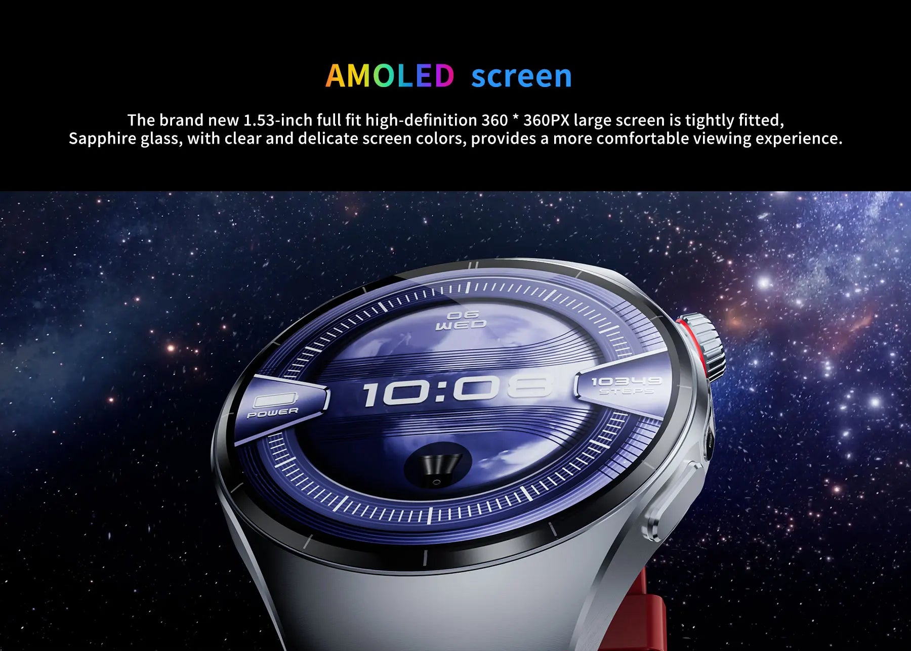 Đồng Hồ Thông Minh 2025 - Watch 5 AMOLED Chống Nước IP68