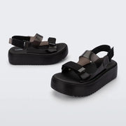 Sandal Nữ Mini Melissa 2025 Sóng Hoa Tim Retro