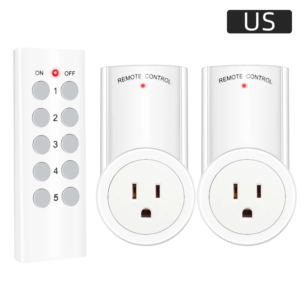 Ổ Cắm Thông Minh RF 433MHz Điều Khiển Từ Xa Đa Năng