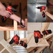 Multifunctional Cordless Brushless Compact Electric Screwdriver: Hand Drill Impact Drill For Milwaukee 12V Battery